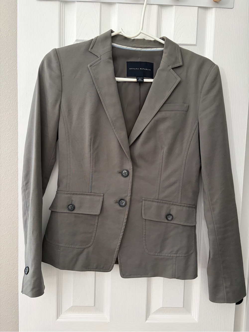 Banana Republic Women's Gray Tailored Blazer